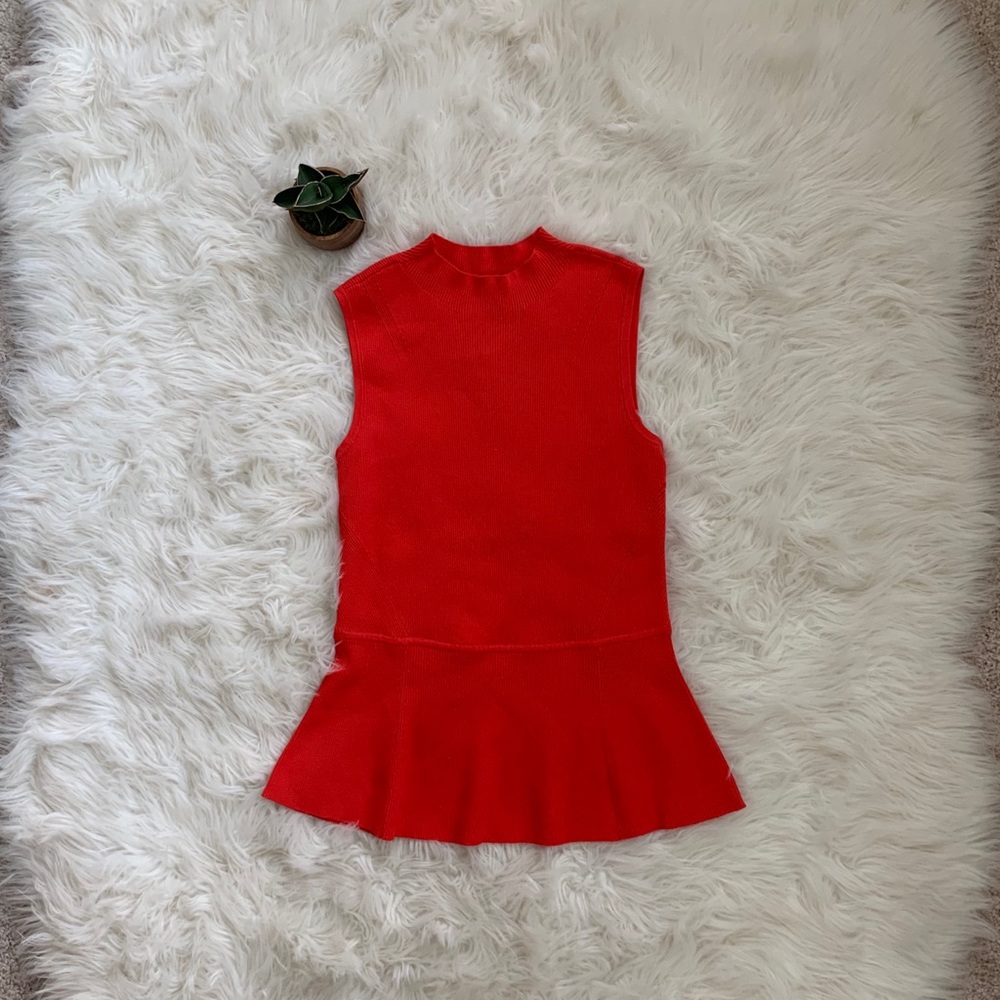 Talbots Peplum Knit Top